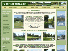 Tablet Screenshot of golfredding.com